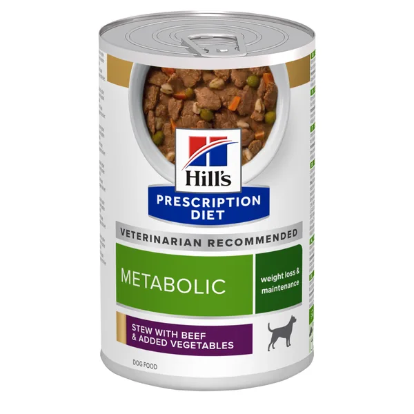 Hill's Prescription Diet Canine Metabolic estofado con sabor a vacuno y verduras - pienso para perros