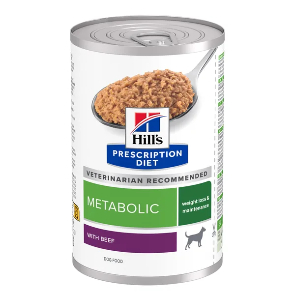 Hill's Prescription Diet Canine Metabolic vacuno - Lata Huemda perros 12 x 370 g