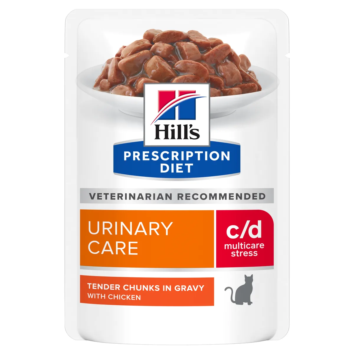 Hill's Prescription Diet Feline c/d Multicare Stress sobres para gato 12 x 85 g