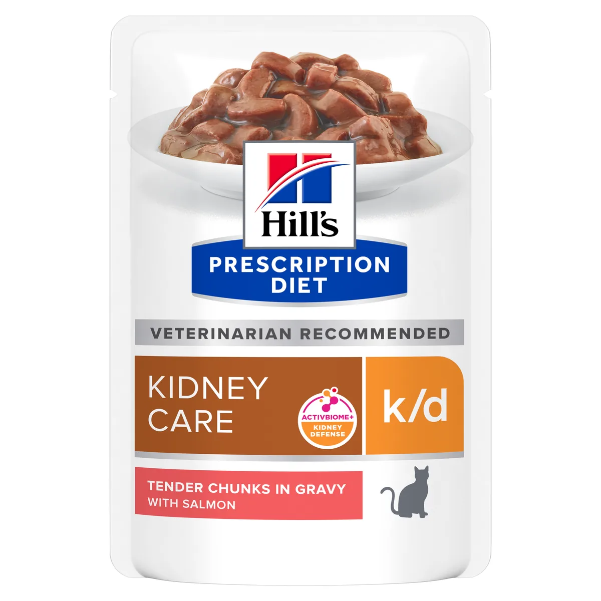 Hill's Prescription Diet Feline k/d con salmón sobres para gato 12 x 85 g