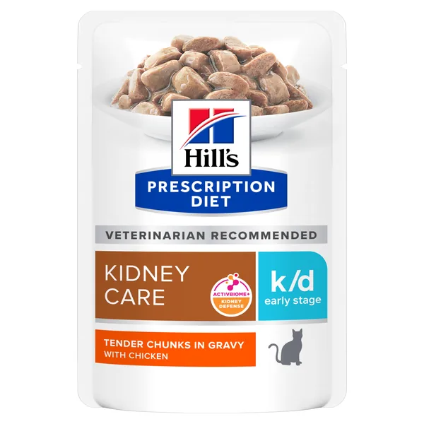 Hill's Prescription Diet Feline k/d Early Stage sobres para gato 12 x 85 g