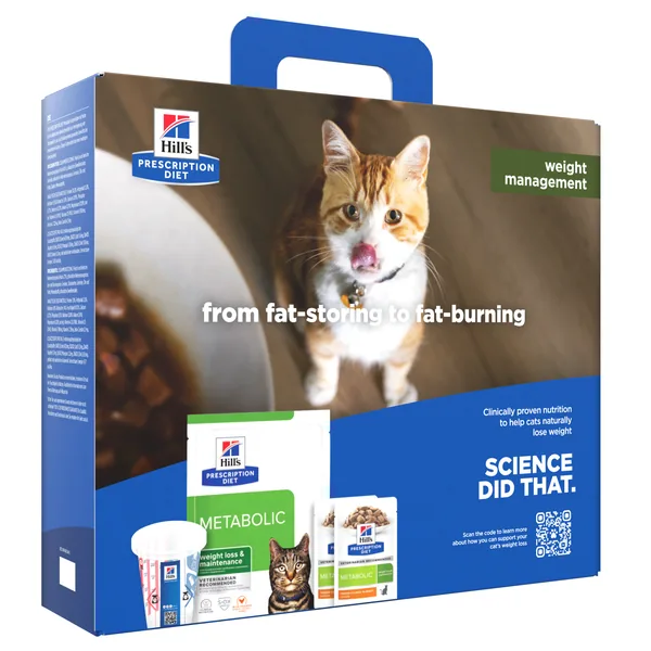 Hill's Prescription Diet Feline Metabolic Kit de prueba 250g+(2x85g)