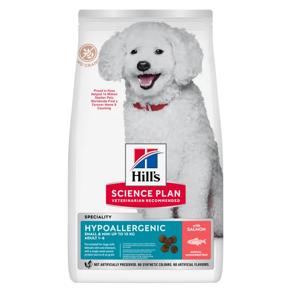 Hill's Science Plan Canine Adult Hypoallergenic Small& Mini Salmón y Atún - pienso para perros