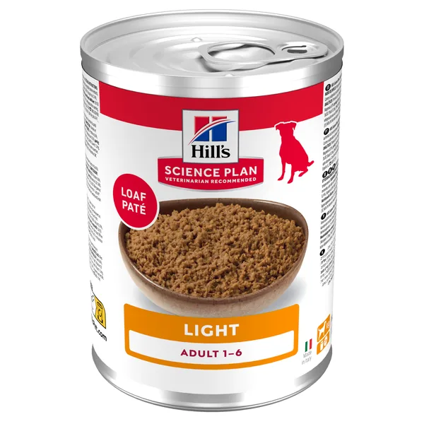 Hill's Science Plan Canine Adult Light Pollo Latas Humedas Perro 12 x 370 g
