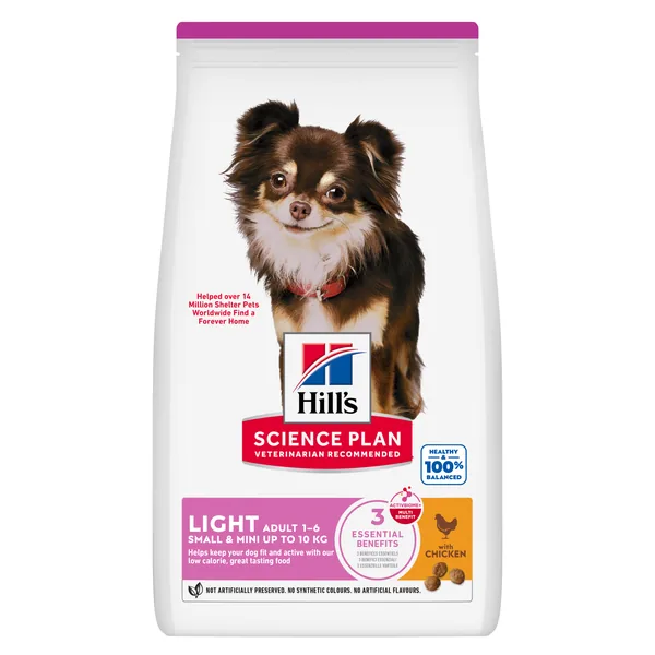 Hill's Science Plan Canine Adult Light Small & Mini Pollo - pienso para perros