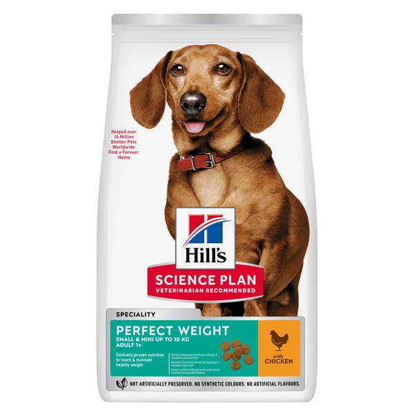 Hill's Science Plan Canine Adult Perfect Weight Small & Mini Pollo - pienso para perros
