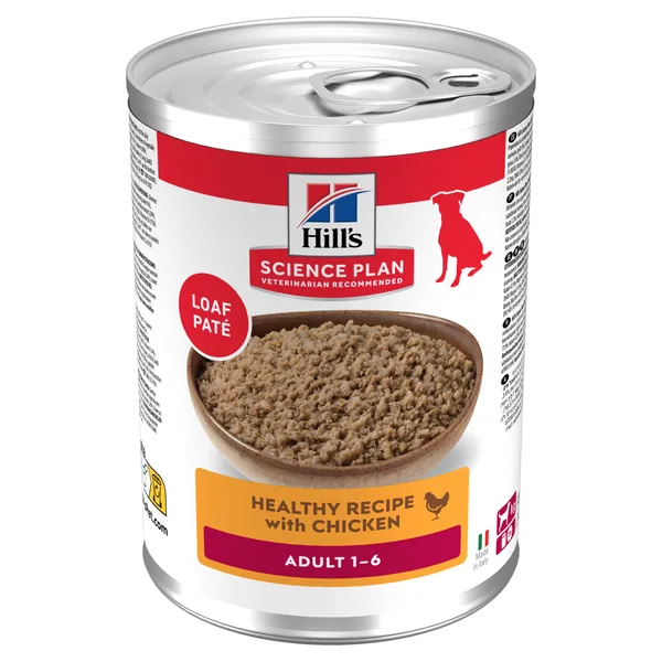 Hill's Science Plan Canine Adult Pollo, Pavo y Vacuno Lata Humeda Perros 12 x 370 g