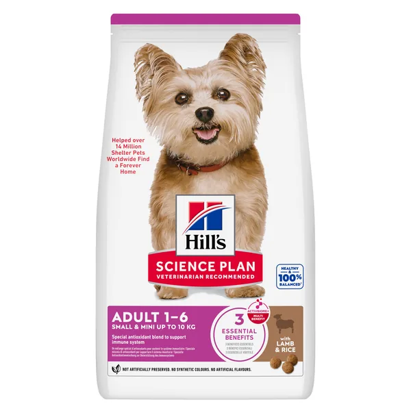 Hill's Science Plan Canine Adult Small & Mini Cordero & Arroz - pienso para perros