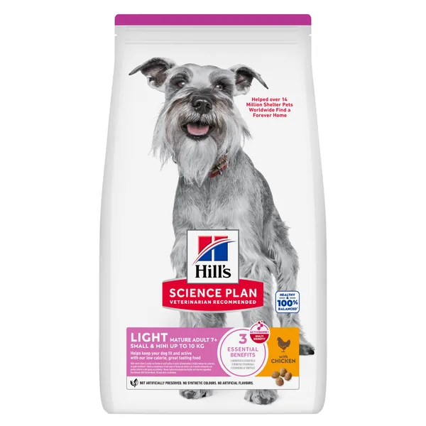 Hill's Science Plan Canine Mature Adult 7+ Light Small & Mini Pollo - pienso para perros
