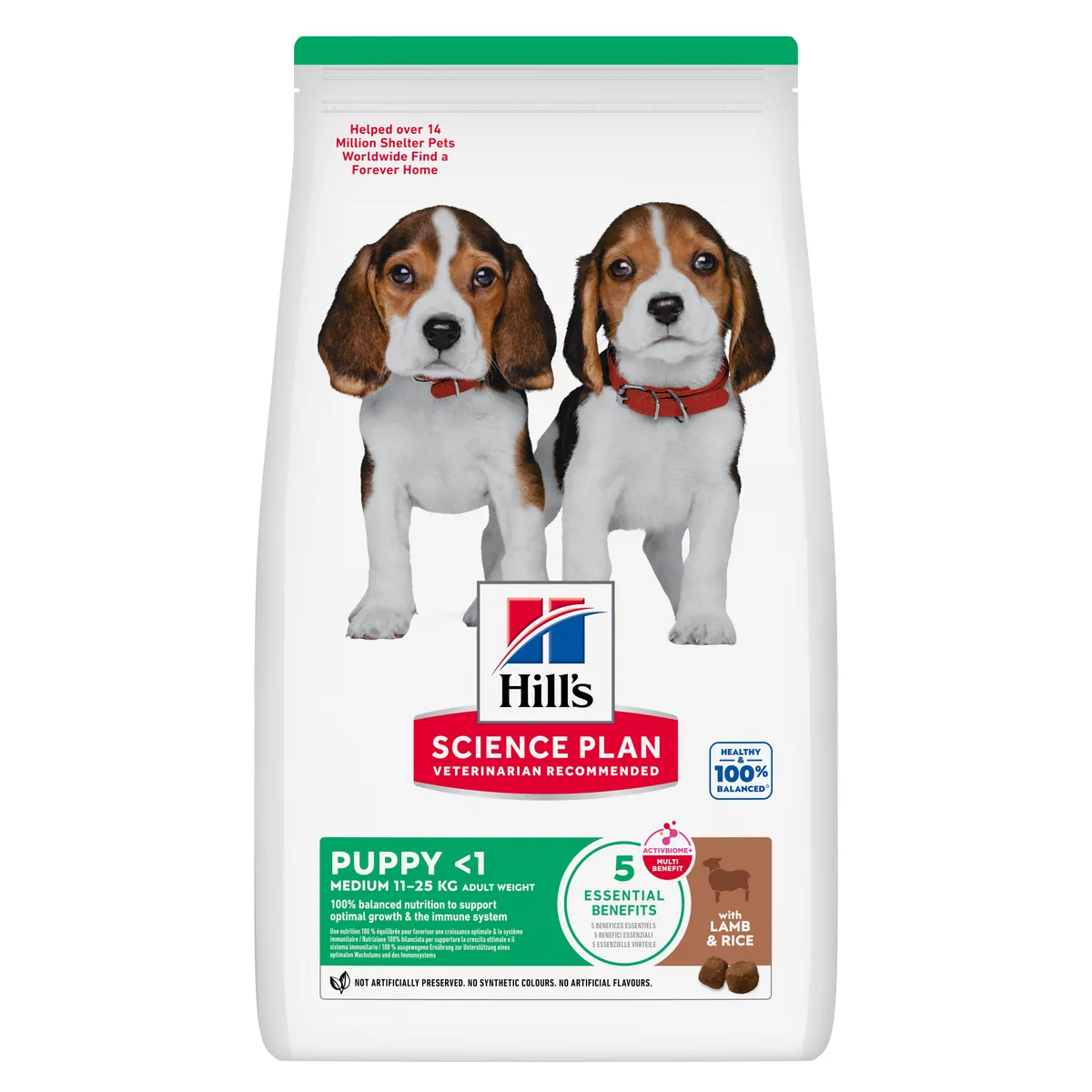 Hill's Science Plan Canine Puppy Medium Cordero & Arroz - pienso para perros