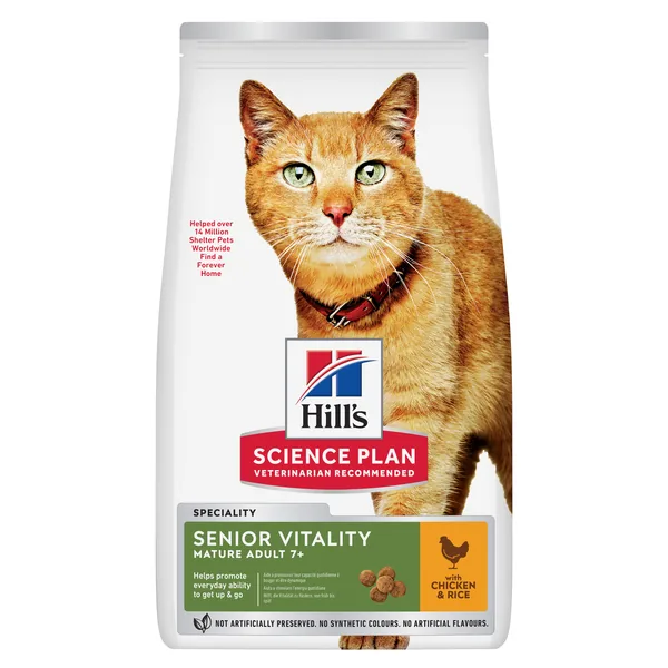Hill's Science Plan Feline Adult 7+ Senior Vitality Pollo