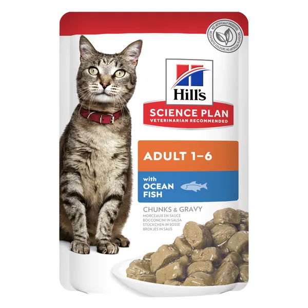 Hill's Science Plan Feline Adult Pescado azul sobres para gato 12 x 85 g