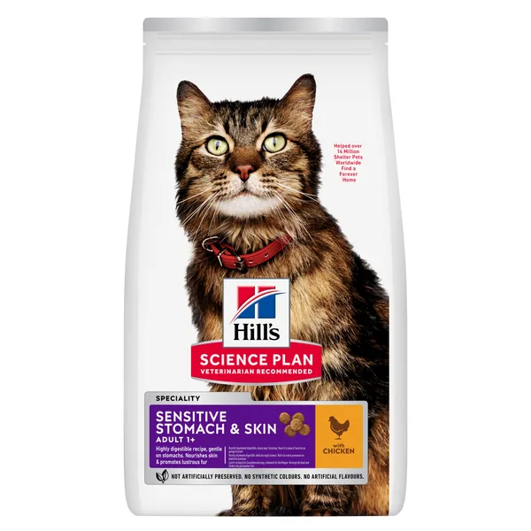 Hill's Science Plan Feline Adult Sensitive Stomach & Skin Pollo