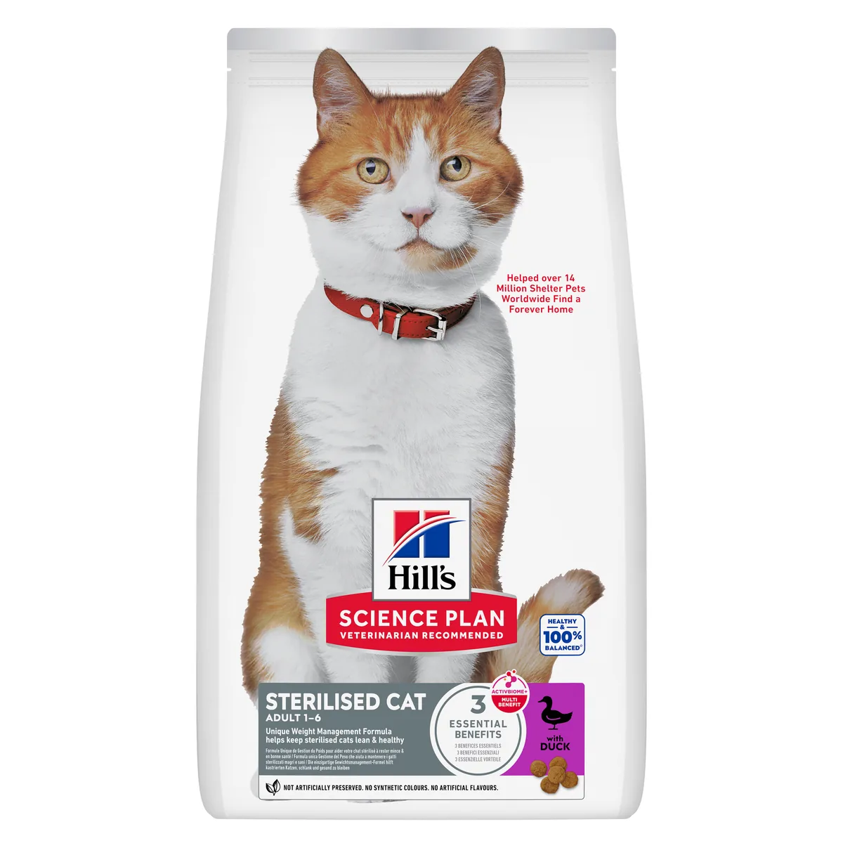 Hill's Science Plan Feline Adult Sterilised Cat Pato
