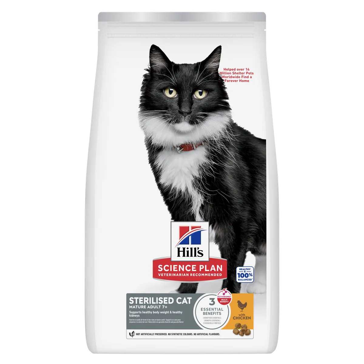 Hill's Science Plan Feline Mature Adult 7+ Sterilised Cat Pollo