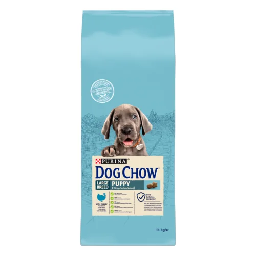 Purina Dog Chow Cachorro Razas Grandes Pavo 14 kg