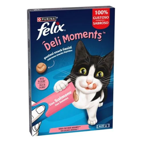 Purina Felix Deli Moments Salmón 10 g