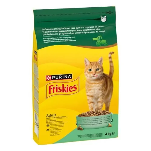 Purina Friskies Adulto con Conejo, Pollo y Verduras 4 kg