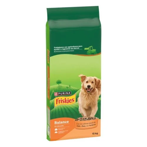 Purina Friskies Balance con Pollo, Buey y Verduras 15 kg