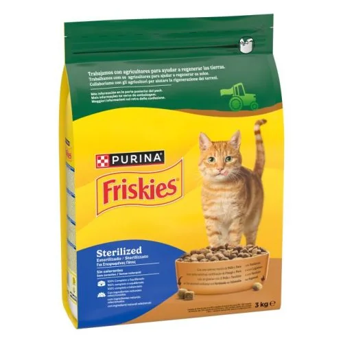 Purina Friskies Esterilizado con Pollo, Pavo y Verduras
