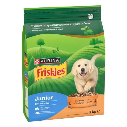 Purina Friskies Junior con Pollo, Verduras y Leche