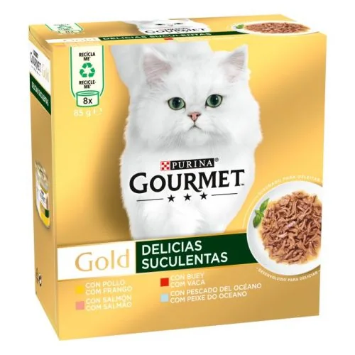 Purina Gourmet Gold Delicias Suculentas Pack Surtido 85 g