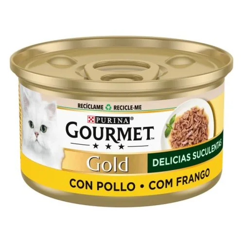 Purina Gourmet Gold Delicias Suculentas Pollo 85 g