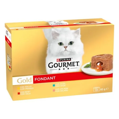 Purina Gourmet Gold Fondant Pack Surtido 85 g