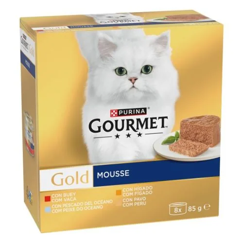 Purina Gourmet Gold Mousse Pack Surtido 85 g