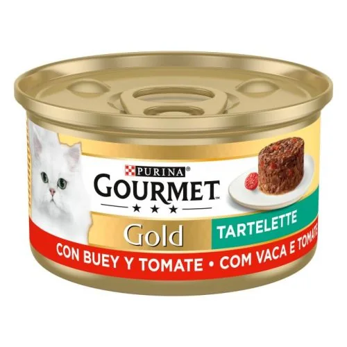 Purina Gourmet Gold Tartelette con Buey y Tomate 85 g