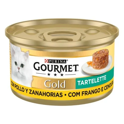 Purina Gourmet Gold Tartelette con Pollo y Zanahoria 85 g