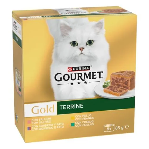 Purina Gourmet Gold Terrine Pack Surtido 85 g