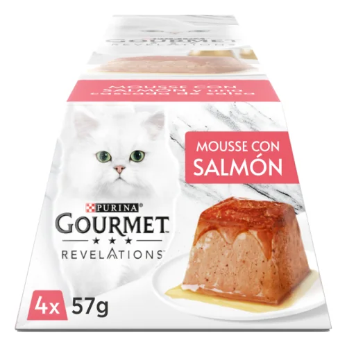 Purina Gourmet Revelations Mousse con Salmón 57 g