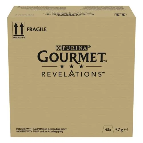 Purina Gourmet Revelations Mousse con Salmón y Atún 57 g