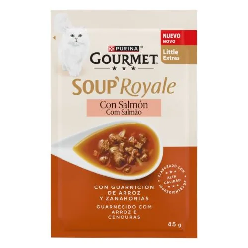 Purina Gourmet Soup Royale con Salmón 45 g