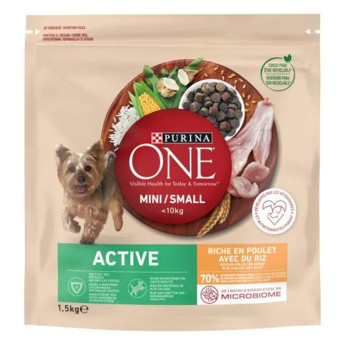 Purina One Activo Perro Pollo y Arroz