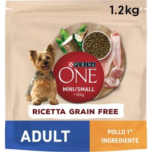 Purina One Adulto Perro Mini Grain Free con Pollo 10 kg