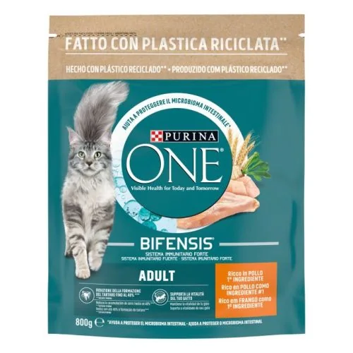 Purina One Bifensis Adulto Gato seco Rico en Pollo 800 g