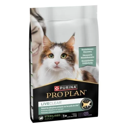 Purina Pro Plan Gato Adulto Esterilizado Liveclear Pavo