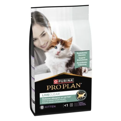 Purina Pro Plan Gato Kitten Liveclear Pavo 1,4 kg