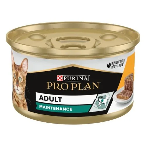 Purina Pro Plan Gato Lata Adulto Maintenance Terrina rico en pollo 85 g