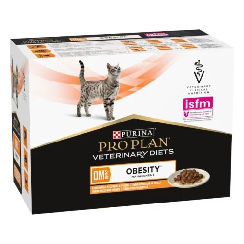 Purina Pro Plan Veterinary Diets Feline Om Obesity Management Sobres Pollo 85 g