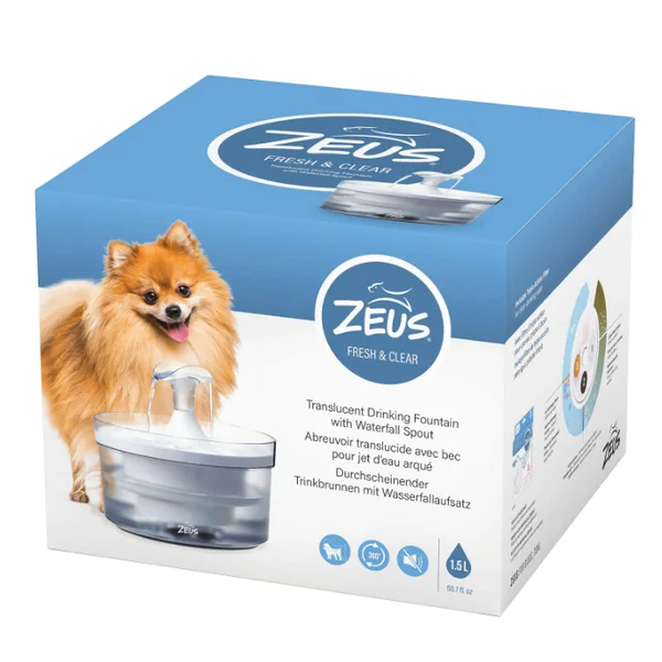 Bebedero fuente Zeus Fresh & Clear Cascada- 1,5L
