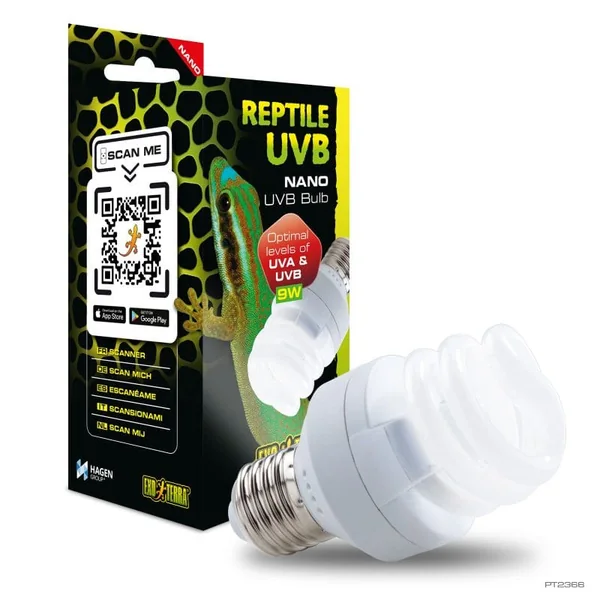 Bombilla Bajo Consumo Reptile UVB Nano 9w Exo Terra