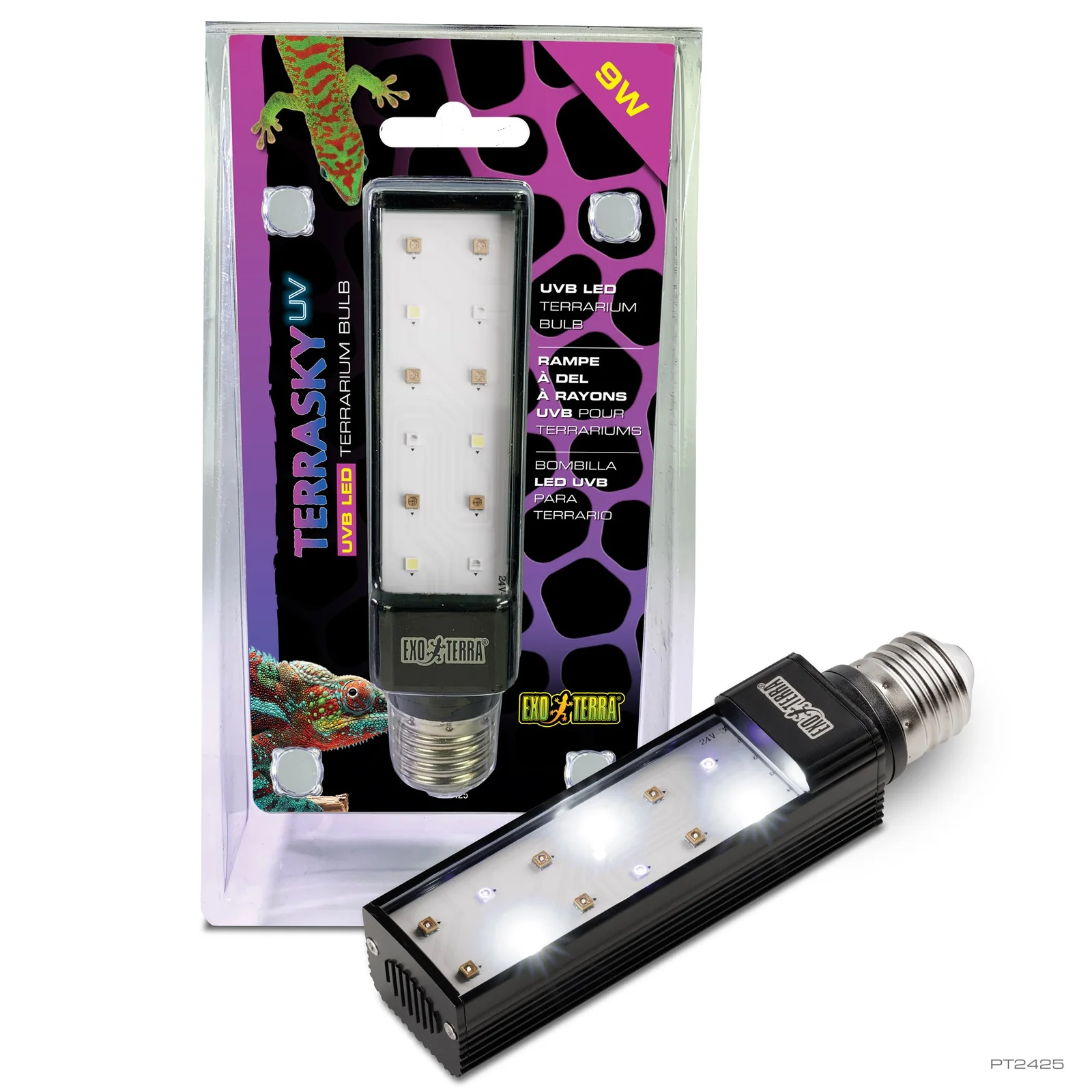 BombillaTerrasky UVB Led 9w Exo Terra - Imagen 3