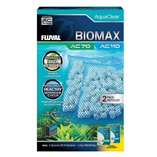 Canutillos Biomax para filtro AquaClear Fluval AC