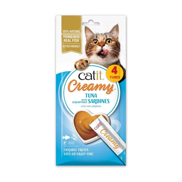 Catit Creamy At·n y Sardina, 4x10g