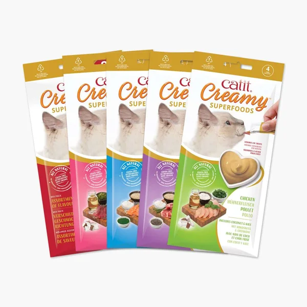 Catit Creamy Superfood multipack 8x10 gr