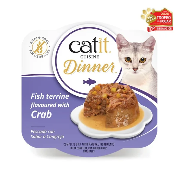 Catit Cuisine Dinner Pescado con Sabor Cangrejo, 7