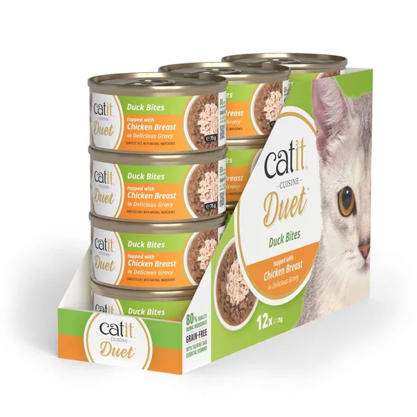 Catit Cuisine Duet Pato con Pollo, 75g